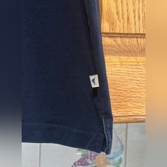 Tommy Bahama Men's Navy Blue Short Sleeve Pocket Tee T-Shirt Large EUC - Picture 4 of 7